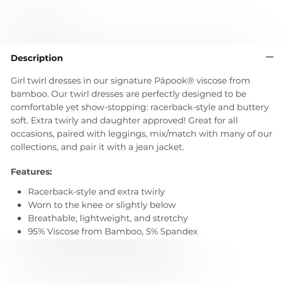 NWT Posh Peanut Carissa Twirl Dress - Picture 6 of 6